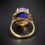 14K & Lapis Lazuli Conversion Ring