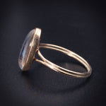 SOLD Antique 14K & Moonstone Conversion Ring