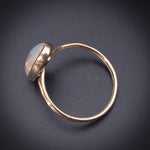 SOLD Antique 14K & Moonstone Conversion Ring