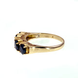 Vintage 14k, Sapphire & Diamond Ring
