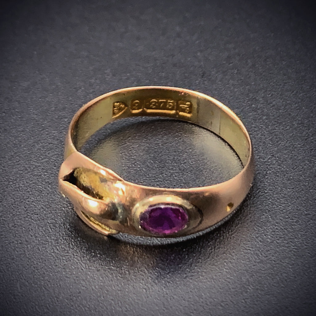 Ruby & Diamond 3 Stone Buckle Ring | Studleys Jewellers