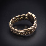 Antique 15K Gold Shield Ring