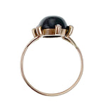 SOLD Antique 18K, Garnet & Seed Pearl Conversion Ring