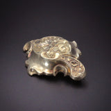 10K Gold Swirl Victorian Repousse Brooch