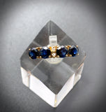 Vintage 14k, Sapphire & Diamond Ring