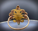 Antique Art Nouveau 14K Gold Filled Fleur de Lis Conversion Ring