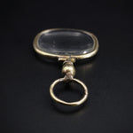 Antique 14K Magnifying Glass Pendant