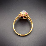 Vintage 18K, 14K, Star Sapphire & Ruby Conversion Ring