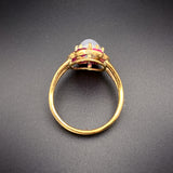 Vintage 18K, 14K, Star Sapphire & Ruby Conversion Ring