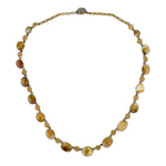 SOLD Antique 10K & Jadeite Necklace