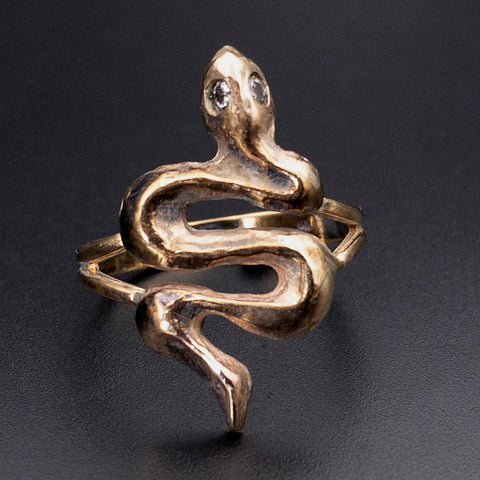Koven Kreation 14K Custom Replica Snake Ring