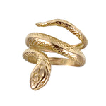 SOLD Antique French 18K Gold Snake Ring