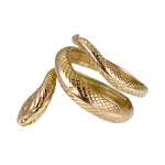 SOLD Antique French 18K Gold Snake Ring